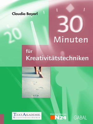 cover image of 30 Minuten für Kreativitätstechniken